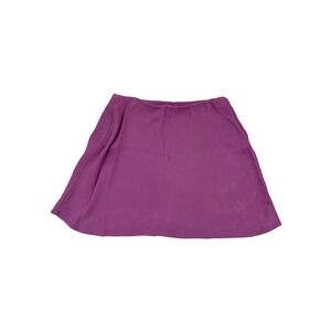 Anthropologie A Line Skirt Midi Purple Viscose Women's Size XS